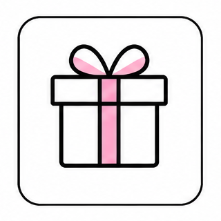Pink personalized party gift