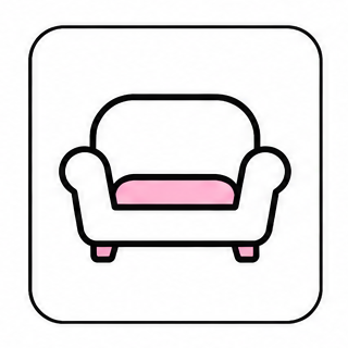 Pink outdoor lounge chair