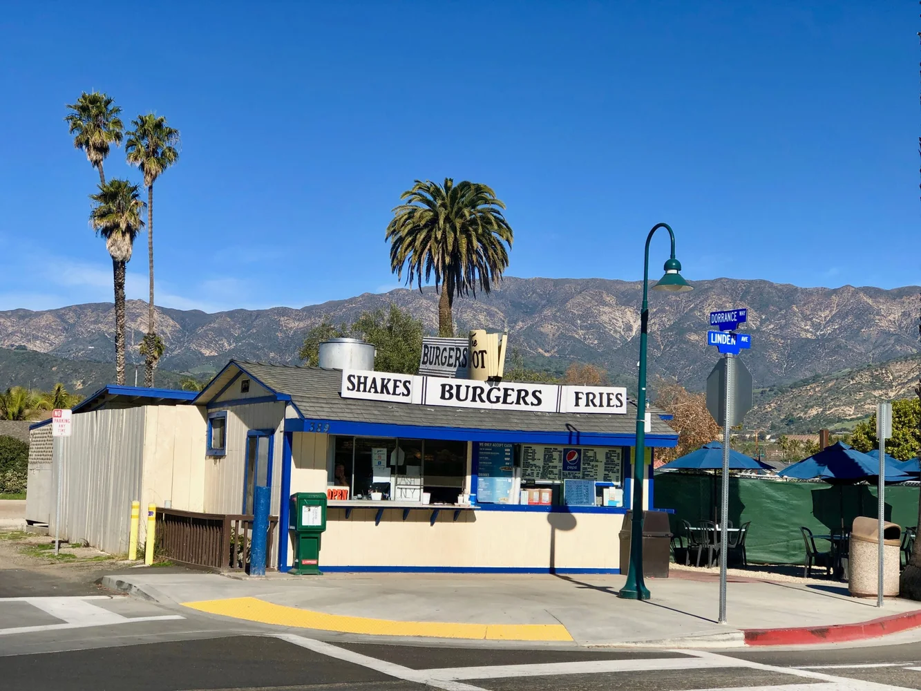 Dream Van party service area in Carpinteria, California