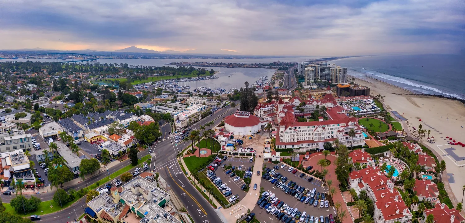 Dream Van party service area in Coronado, California