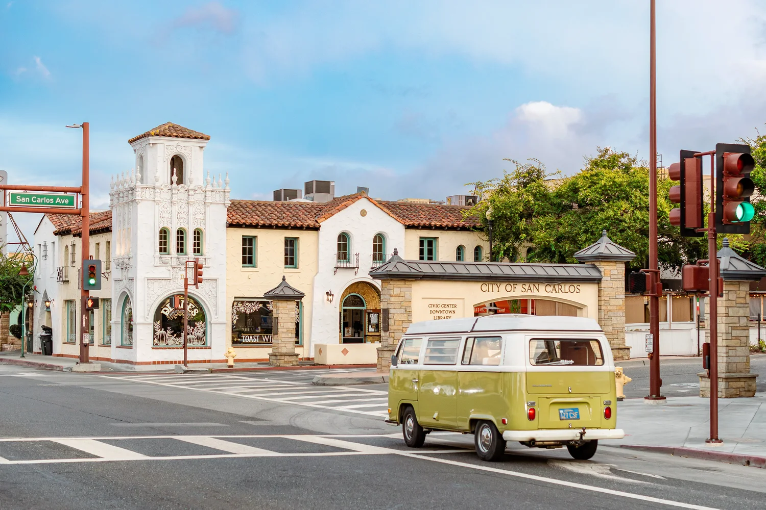 Dream Van party service area in San Carlos, California